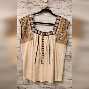 Ladies lucky brand summer top size XL